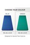 Exercise Mat 190 x 60 x 2.5 cm, Non-Slip Workout and Floor Exercise Mat for Fitness, Stretching, Yoga and Home Workouts, Blue and Green - 6