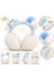 Cinnamoroll White Blue Plush Headphones Foldable Pom-Pom Winter Ear Warmer for Girls, Children, and Adults. - 3