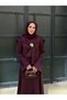 Almira Scuba Dress, Plum Color - 8