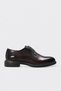 Genuine Leather 741Ma150-1 Brown Men's Classic Shoes.