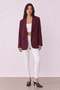 Oversize Blazer Jacket Plum - 3