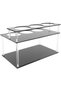 Coffee Syrup Organizer, 2 Tier Acrylic Rack, Fits 8.4cm - 4