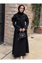 Almira Scuba Dress, Black. - 6