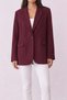 Oversize Blazer Jacket Plum