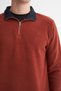 Slim Fit Thick Collar Half-Zip Thessaloniki Sweatshirt Caz 56430 - 3