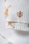 Cute Bunny-Printed 5-Piece Baby Hospital Outfit Set, 100% Cotton, Newborn 0–3 Months, Ecru - 3