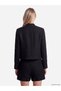 Fancy Chinese Buttoned Women's Tweed Jacket - 5