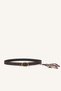 Women's Square Buckle Faux Leather 2-Piece Jean Belt H7537Axns