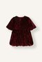 Short-Sleeved Polka Dot Velvet Dress with Cotton Lining, for Baby Girls, J1380A526Cw. - 2