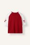 100% Cotton Boxy Fit V-Neck Graphic Printed Mesh Jersey Fabric Short Sleeve T-Shirt H4213Ax26Au - 4