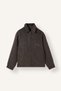 Regular Fit Polo Collar Zippered Seam Detail Coat I1896Ax26Wn - 6