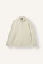 Boxy Fit High Neck Scuba Fabric Long Sleeve Basic Sweatshirt E9363Ax26Au