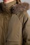 Regular Fit Faux Fur Hooded Thick Parka with Drawstring Waist I2857Ax26Wn - 4