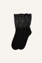 Women's Long Socks with Lace Detail I4463Axns - 3