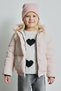Furry Hooded Puffer Coat for Girls, H3901A526Au. - 4