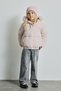 Furry Hooded Puffer Coat for Girls, H3901A526Au. - 2