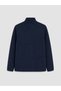 Men's Zippered Sweatshirt with Stand Collar - 3