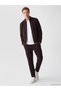 Men's Zippered Sweatshirt with Stand Collar - 2