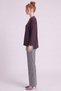 Low-Shoulder Knit Sweater, Coffee Color. - 3