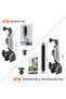 360°Motorcycle Camera Mount,Claw Clamp Mount with Dua Ball Head - 2
