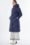 Hooded Detailed Anorak Coat Navy Blue - 3