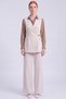 Vest Pants Suede Two-Piece Set Gray - 2
