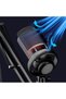 ميكروفون ألعاب RGB للكمبيوتر، ميكروفون USB مع ذراع قابل للتعديل، أسود - 8