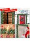 2.7m 9FT Green Christmas Garland with 50 Warm White LED Lights, 8 Lighting Modes, Red Berries & Pine Cones, Bendable Garland for Fireplace Stair Door Frame Decor - 6