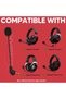 Cloud 2 Mic Replacement, Replaceable 3.5mm Game Microphone Boom for Kingston HyperX Cloud 2 ii X CloudX Cloud Core Cloud Pro PS4 Xbox One Nintendo Switch PC Headsets (Old Version Before 2021) - 2