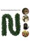 2.7m DIY Blank Christmas Garland,330 Dense Pine Branches ,Bendable for Arch Stair Xmas Decor - 3