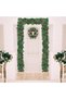 2.7m 9FT Green Christmas Garland with 50 Warm White LED Lights, 8 Lighting Modes, Red Berries & Pine Cones, Bendable Garland for Fireplace Stair Door Frame Decor - 8