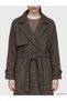 Herringbone Wool Blend Women's Cashmere Coat for Style-Conscious Individuals from Uzg Store. - 5