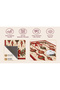 Eta New Year-Themed Patterned Woven Base Rug Eta4476 - 5