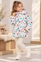 Girls' Water-Repellent Fluffy Hooded Coat - 3