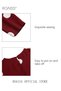 Women Polka Dot Frock with Belt, Round Neck Long Sleeve A-Line Dress, Stylish Elegant Maxi Dress for - 5
