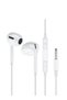 Earphone With 3.5mm Headphone Plug,Support PS5 controller voice control, White