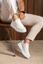 Ch2623 - Luxen Men's Shoes Suede White - 4