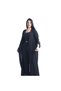Plain abaya - internet fabric - 56 - black - 2