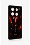 Infinix Note 40 Pro Compatible Silicone Case with a Zodiac Sign (Aries) Design. - 3