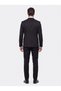 Black Regular Fit 6 Drop Point Collar Vest Men's Suit - 3