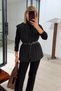 Premium Series Belted Black Quilted Coat/Vest - 4
