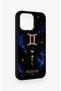 iPhone 15 Pro Max Compatible Silicone Case with a Gemini-Themed Pattern. - 3