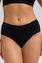 Egyptian Women's Modal & Cotton Hera Briefs with Hidden Elastic Waistband, Set of Three, Black, Nude, and Ecru. - 3