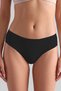 Egyptian Women's Modal & Cotton Hera Brief, Thin Elastic Waistband, Three-Pack, Black, Nude, Ecru. - 3