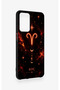 Oppo A16 Compatible Silicone Case with a Zodiac Sign of Aries Design. - 3