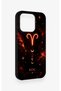 iPhone 15 Pro Compatible Silicone Case with a Zodiac Sign of Aries Design. - 3