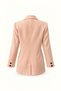 Premium Textured Salmon Blazer Jacket - 4
