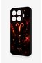 Mi 17t Pro 5g Compatible Silicone Case with a Zodiac Sign of Aries Design. - 4