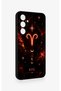 Samsung S23Fe Compatible Silicone Case with Aries Zodiac Sign Design. - 3