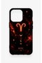 iPhone 13 Pro Compatible Silicone Case with a Zodiac Sign of Aries Design. - 2